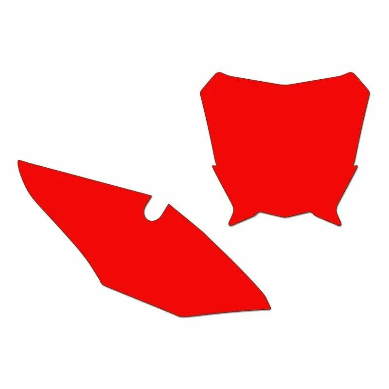 BLACKBIRD Plate Stickers Red Honda CRF450R