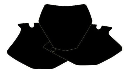 BLACKBIRD Plate Stickers Black