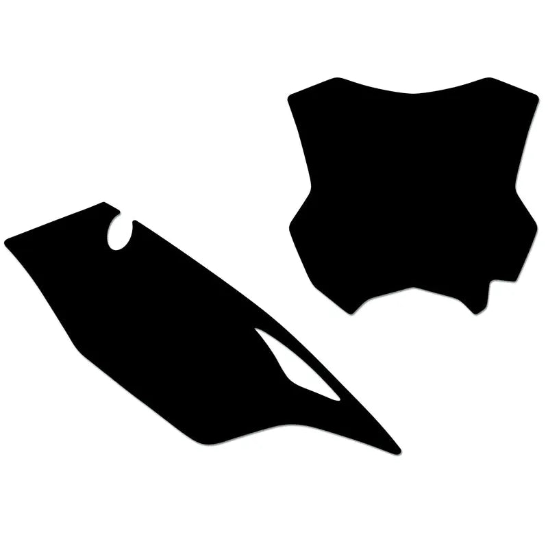 BLACKBIRD Number Plate Black Kawasaki KX450
