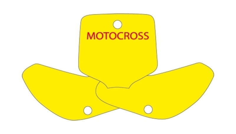 BLACKBIRD Plate Stickers Green KTM EXC