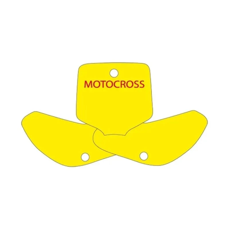 BLACKBIRD Plate Stickers Red KTM EXC