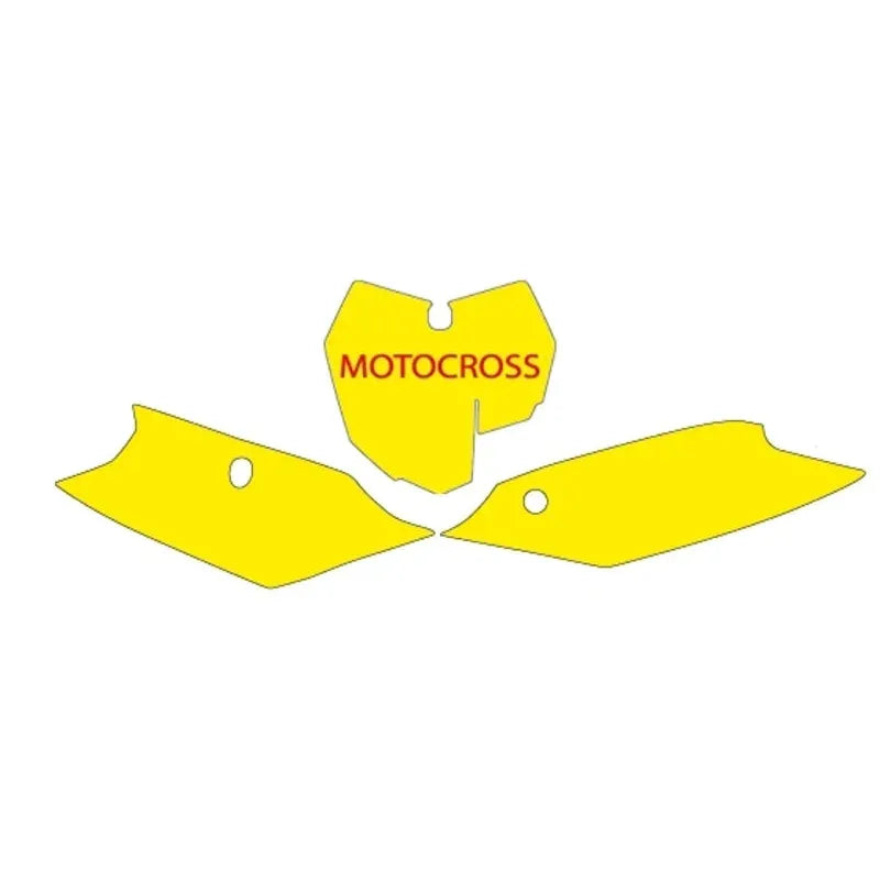 BLACKBIRD Plate Stickers Black KTM SX/SX-F