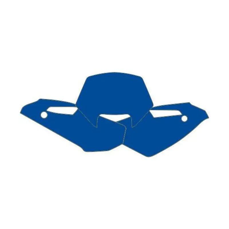 FRONT PLATE STICKER HVA WR250,300 09-10 BLUE