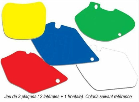 BLACKBIRD Plate Stickers Blue Husqvarna