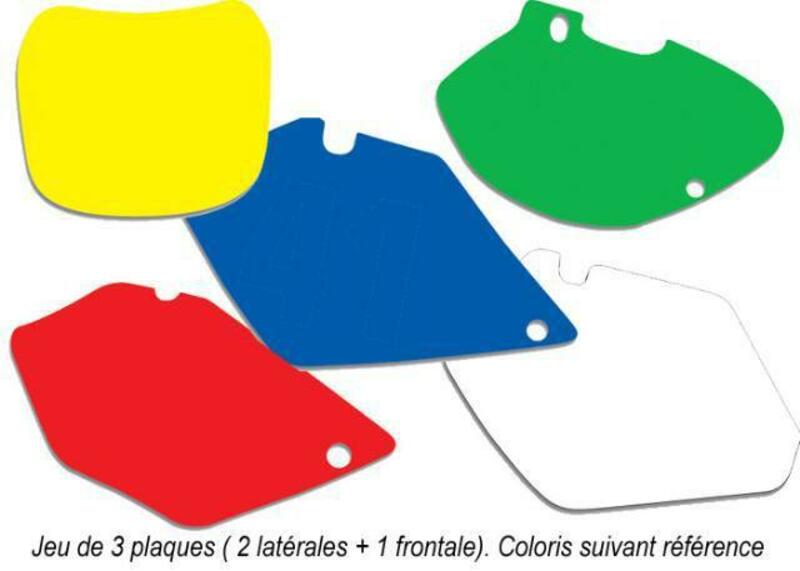 BLACKBIRD Plate Stickers Blue Husqvarna TE/FE