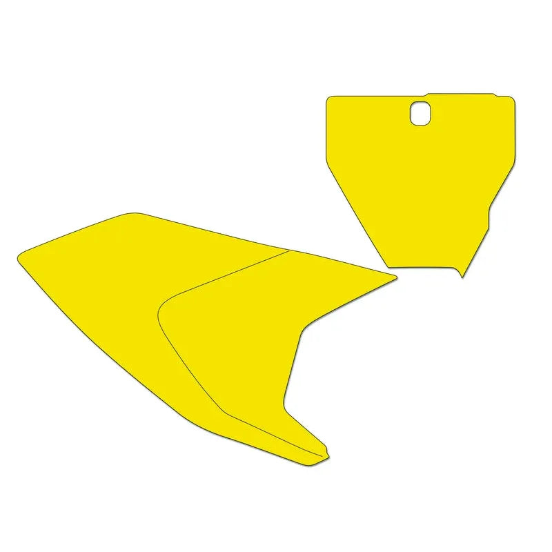 BLACKBIRD Number Plate Yellow Husqvarna TC/FC