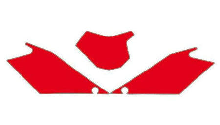 BLACKBIRD Plate Stickers Red Gas Gas EC