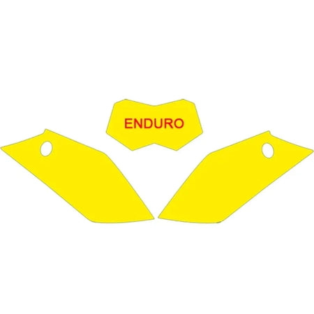 BLACKBIRD Plate Stickers Black Gas Gas