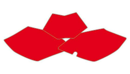 BLACKBIRD Plate Stickers Red Beta RR