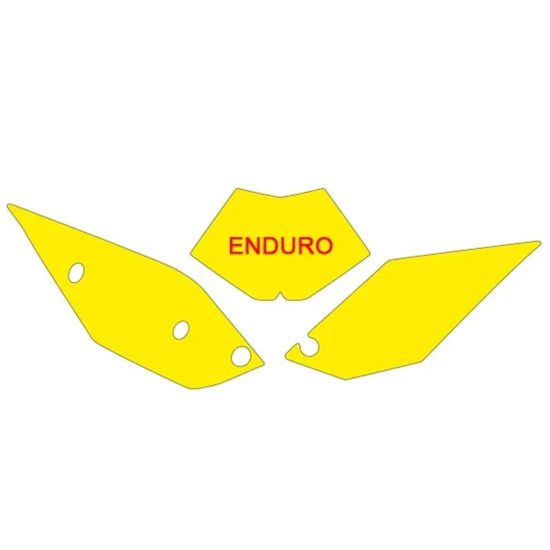 BLACKBIRD Plate Stickers Black Beta RR