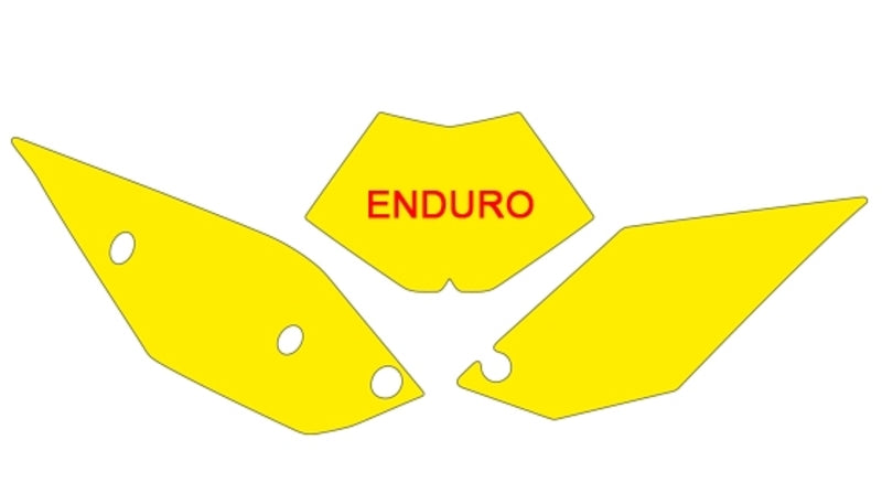 BLACKBIRD Plate Stickers Green Beta RR