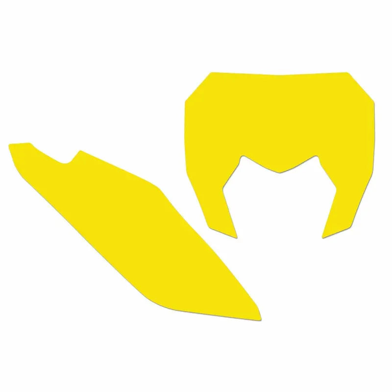BLACKBIRD Plate Stickers Yellow Sherco SE/SE-F