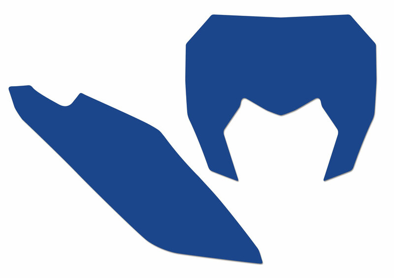 BLACKBIRD Plate Stickers Bleu Sherco SE/SE-F
