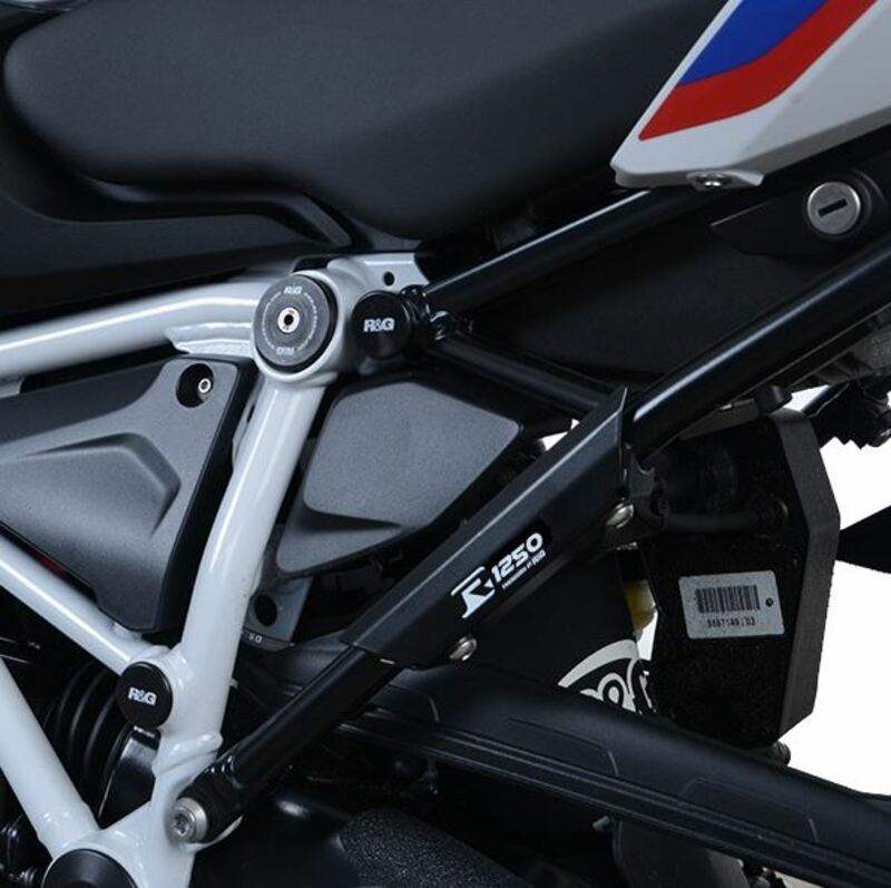 R&G BLANKING PLATE FOR FOOTPEGS, BLK