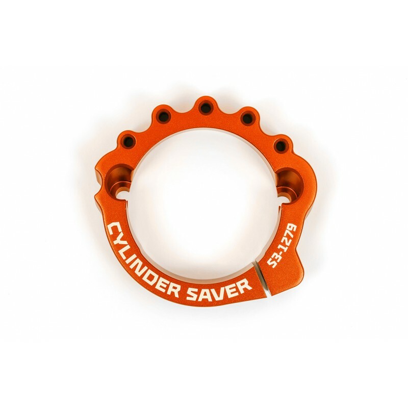 S3 Parts Exhaust Flange Guard Orange KTM/Husqvarna