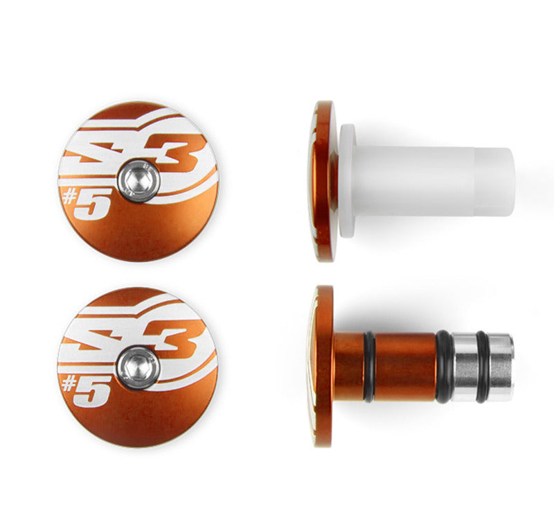 S3 Parts End 5 Bar Ends Ø14mm Orange
