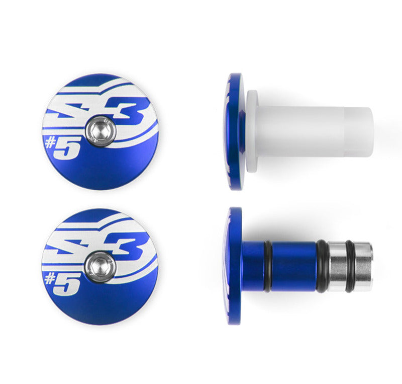 S3 Parts End 5 Bar Ends Ø14mm Blue