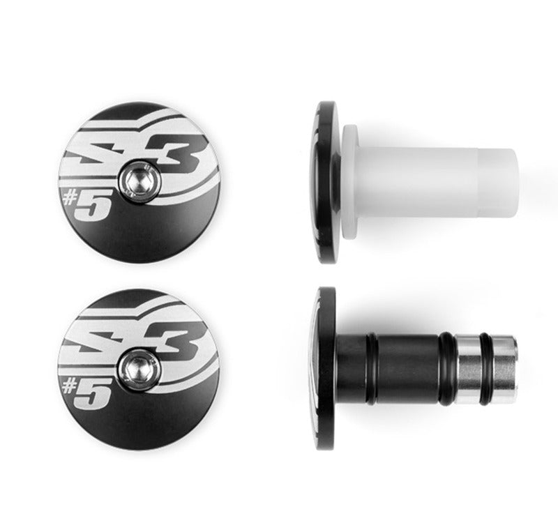 S3 Parts End 5 Bar Ends Ø12mm Black