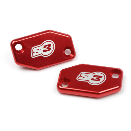 S3 Parts Clutch Master-Cylinder Cover Red Braktec