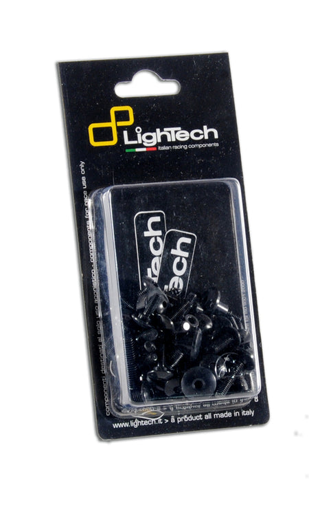 LighTech Frame Screw Kit Black Aluminum (28 Pieces)