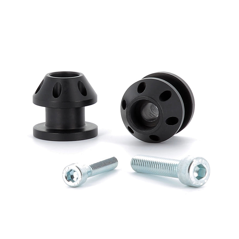 V PARTS bobbins M8x1,25 zwart aluminium