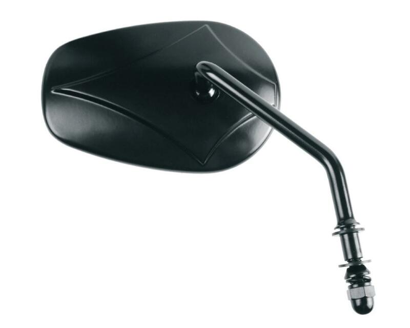 VICMA Right Adaptable Mirror OEM 5/16" - Black Harley Davidson (1pc)