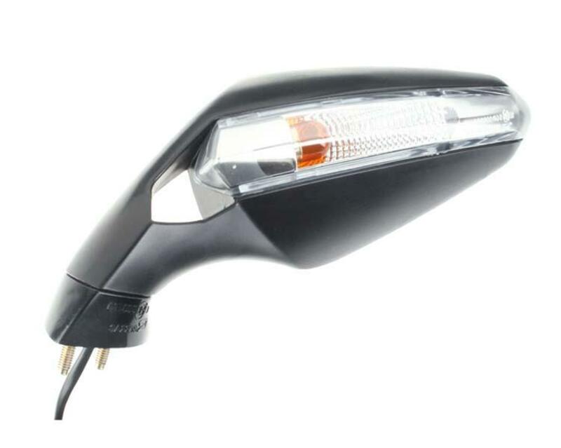 VICMA Left Integrated Indicator Mirror OEM - Black Derbi GPR (1pc)