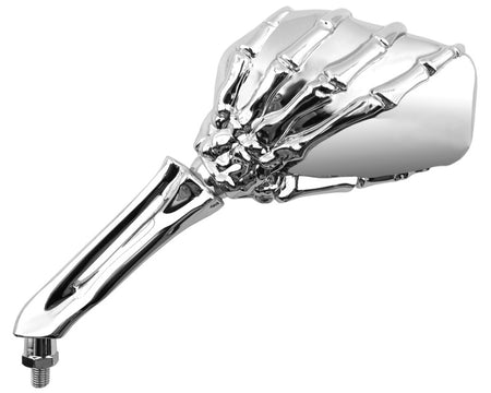 V PARTS Skeleton Left Mirror Universal M10 - Chrome (1pc)