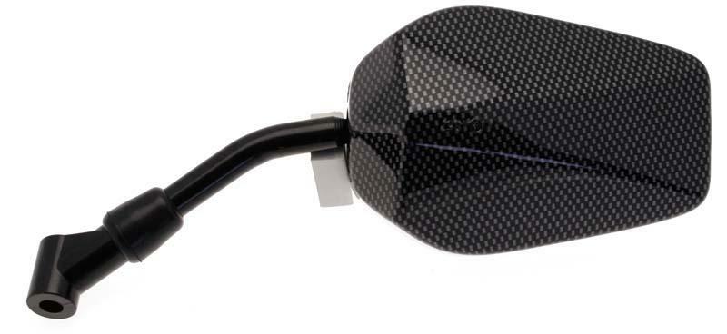 L/R SPIEGEL TYPE F1  AFWERKING IN CARBON NIET GEHOMOL. M8/125