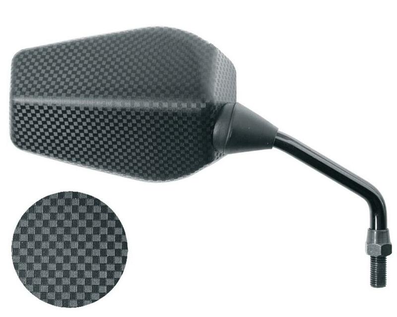 VICMA F1 Rectangular Right Mirror Universal M10/125 - Carbon (1pc)