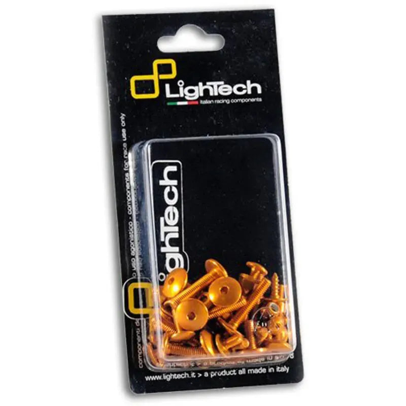 LighTech Fairing Screw Kit Gold Aluminum (54 Pieces)