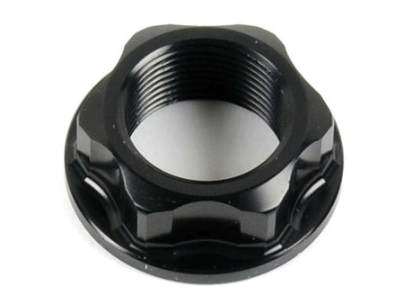 LighTech Nut Rear Wheel Axle - Ergal M24x1.50 - Schwarz
