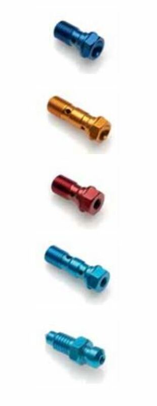 LighTech M10 X 1 Single Brake Hose Bolt Aluminum Black