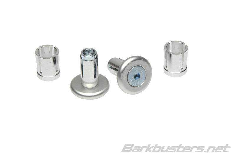 Barkb Plug Bar End, Sil/Sil