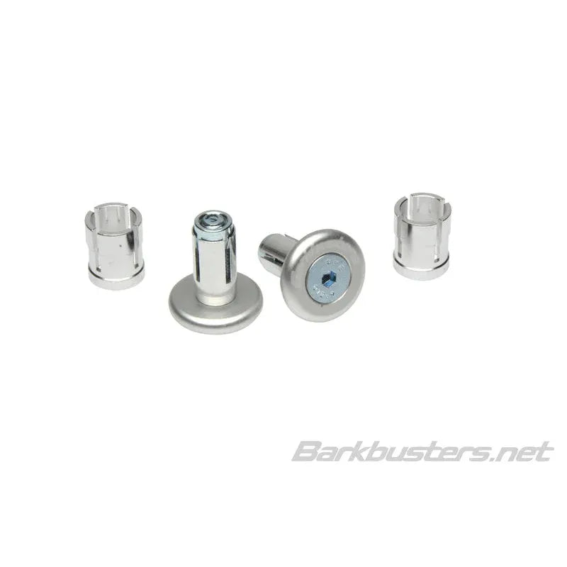 Barkb Plug Bar End, Sil/Sil