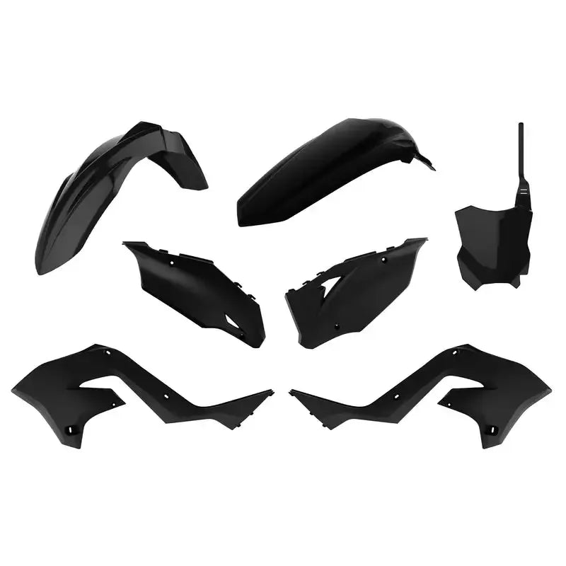 POLISPORT Restyle Plastic Kit Black Kawasaki KX125/250