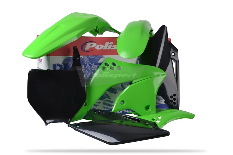 POLISPORT Plastic Kit OEM Color Kawasaki KX250F