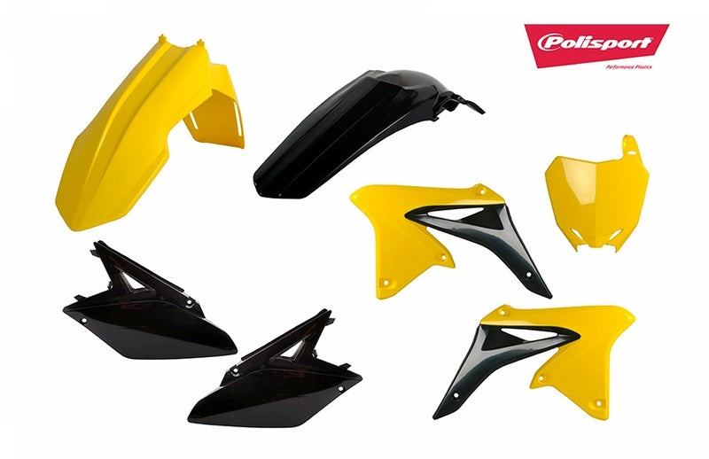 POLISPORT Plastics Kit Yellow/Black Suzuki RM-Z250