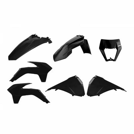 POLISPORT Enduro Restyle Plastic Kit Black KTM EXC/EXC-F