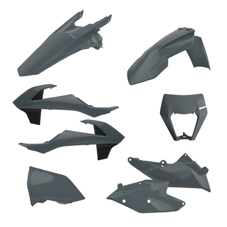POLISPORT Enduro Plastic Kit Nardo Grey KTM EXC/EXC-F