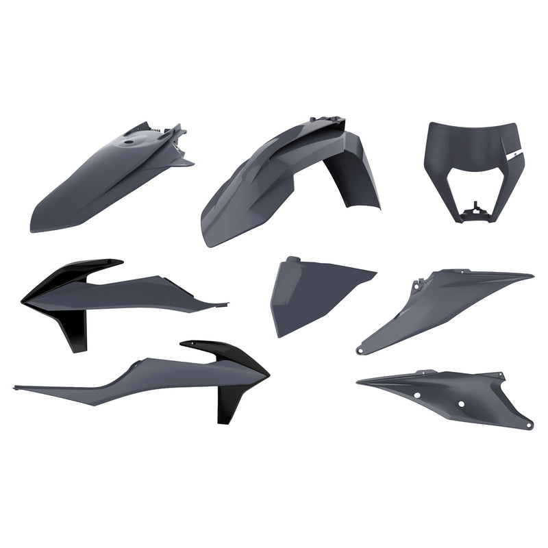 POLISPORT Plastic Kit Nardo Gray KTM