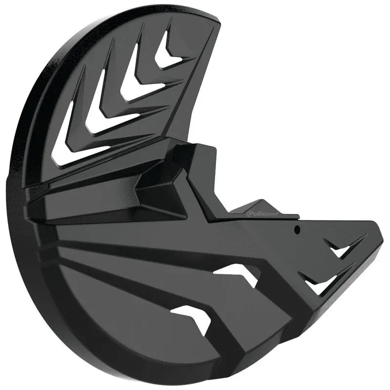 POLISPORT Front Disc Protector Black Yamaha
