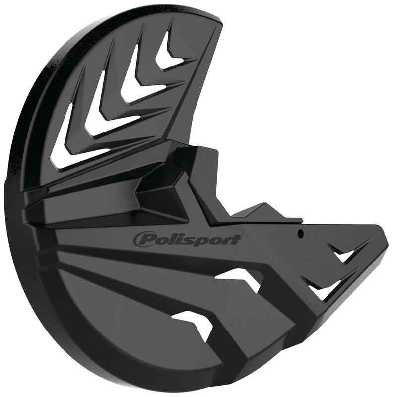 POLISPORT Front Disc Cover  Black / Black