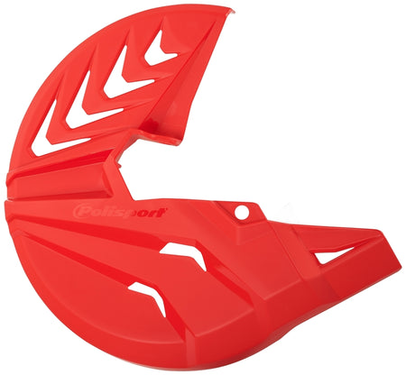 POLISPORT Front Disc Protector Rouge