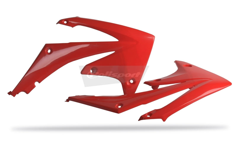 Polisport Radiator Covers Red Honda CRF250R/CRF450R
