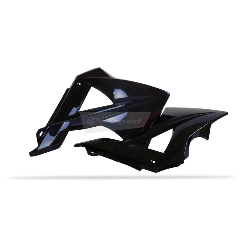 POLISPORT Radiator Covers Black Gas Gas