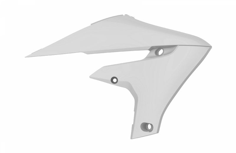 Polisport Radiator Covers White Yamaha YZ450F