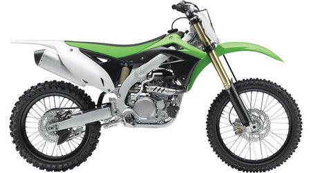 POLISPORT Radiator Covers OEM Color Green/Black Kawasaki KX450F