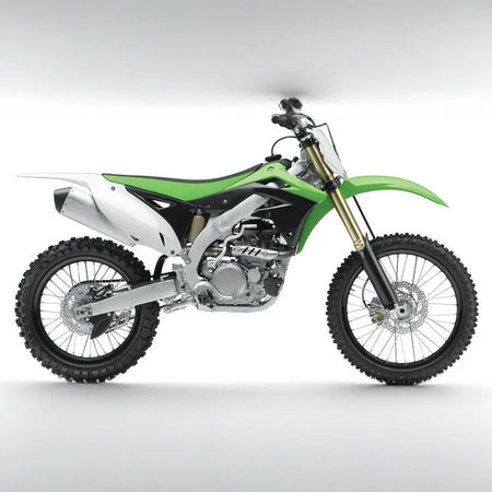 POLISPORT Radiator Covers OEM Color Green/Black Kawasaki KX450F