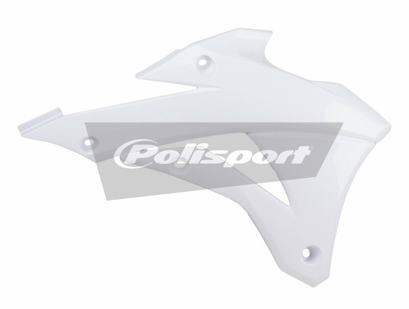 Polisport Radiator Covers White Kawasaki KX85/KX100